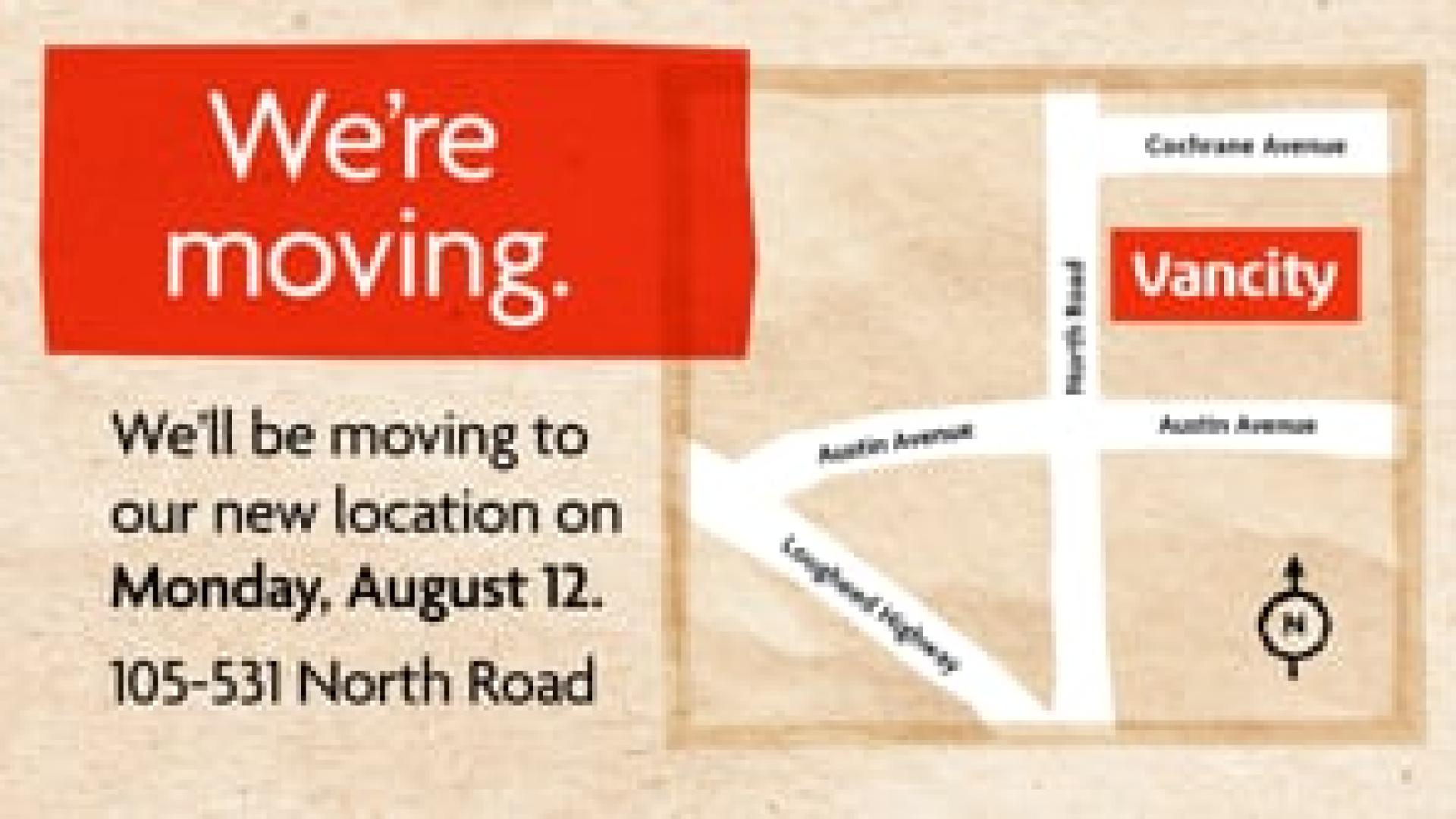 Preview image for the video "Vancity - North Road Branch Moving - in-branch digital display (no audio)".