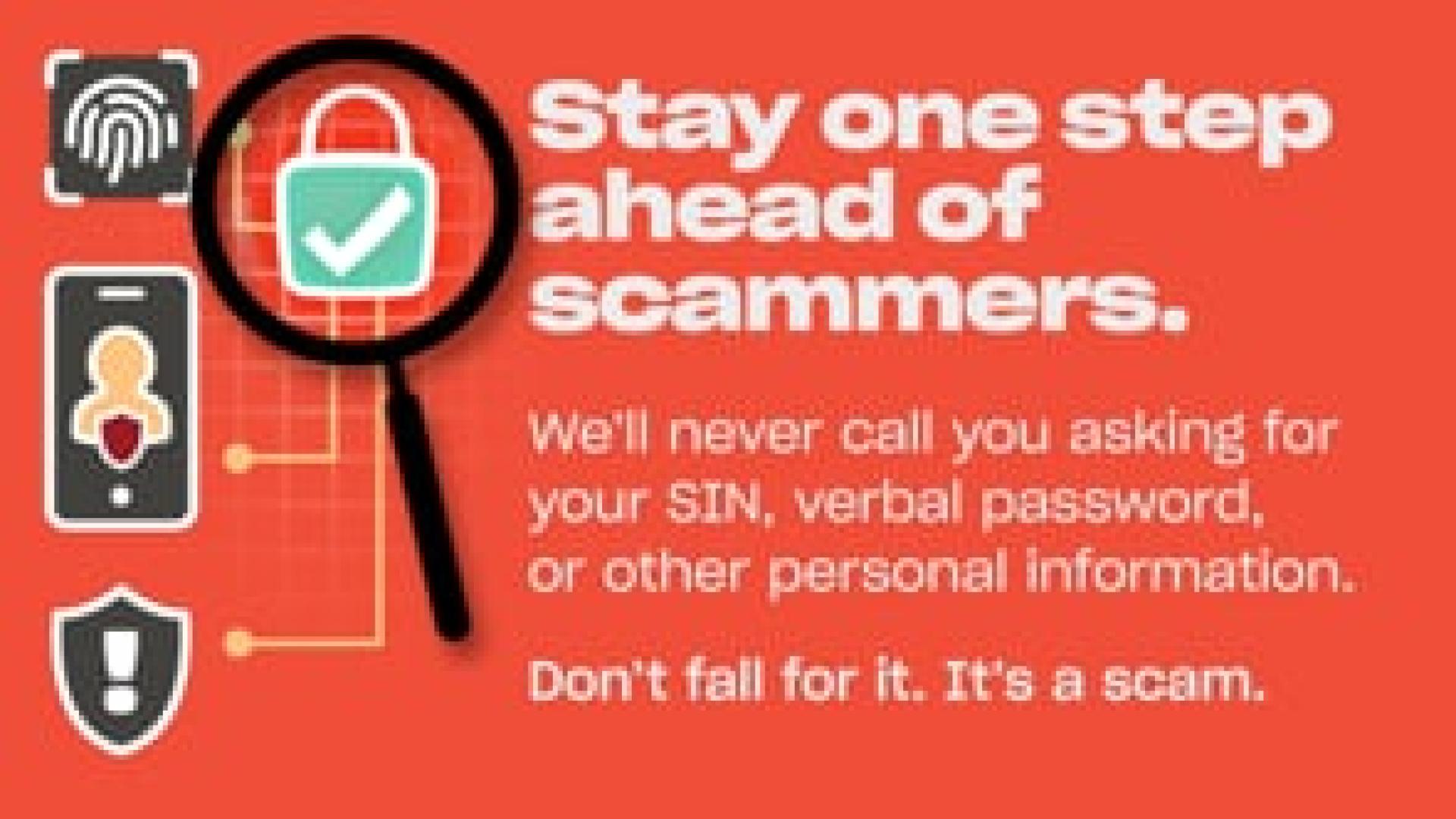 Preview image for the video "Vancity - Fraud Awareness Campaign in-branch digital display (no audio)".