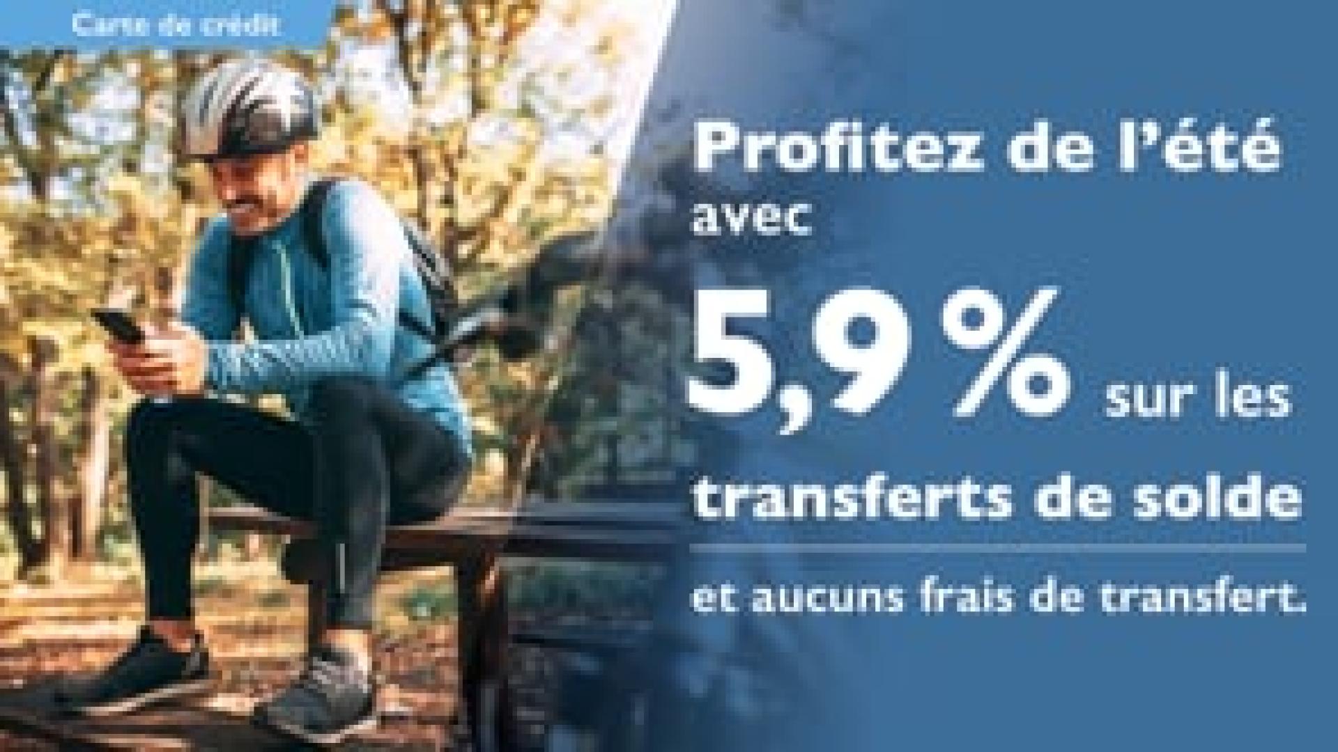 Preview image for the video "Collabria Financial - Summer Balance Transfer  Promotion - in-branch digital display - French edition (no audio)".